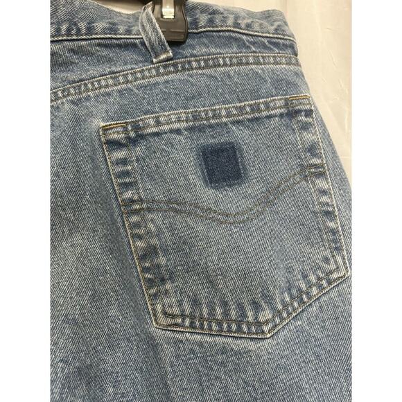 Carhartt Jeans Mens 42x32 (Actual 42x31) Relaxed Fit Tapered Leg Blue Denim - Picture 4 of 8